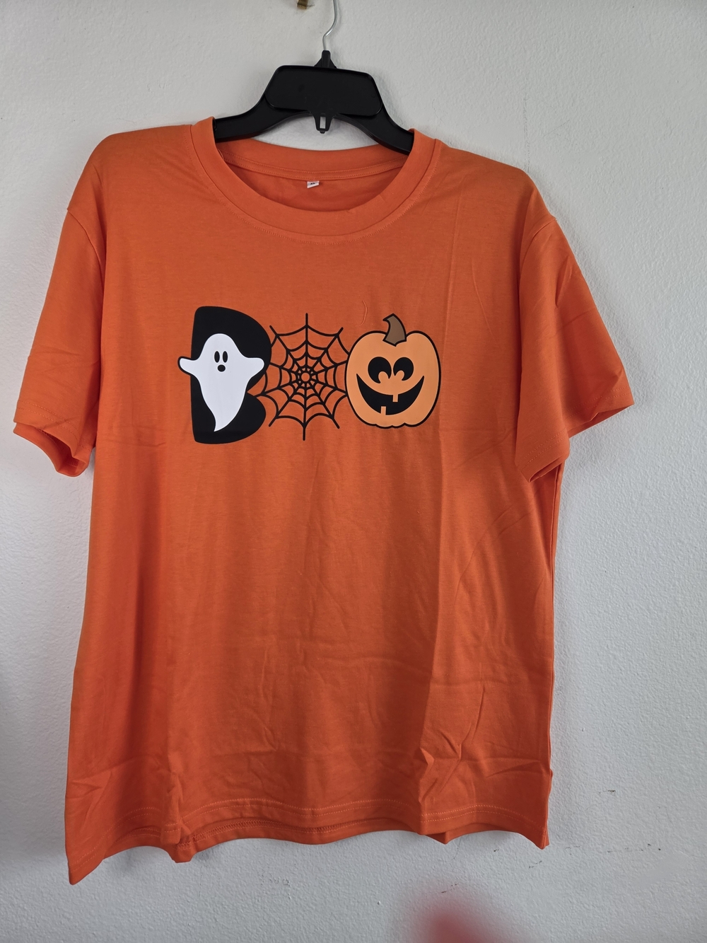 Orange Halloween Boo T-Shirt Costume